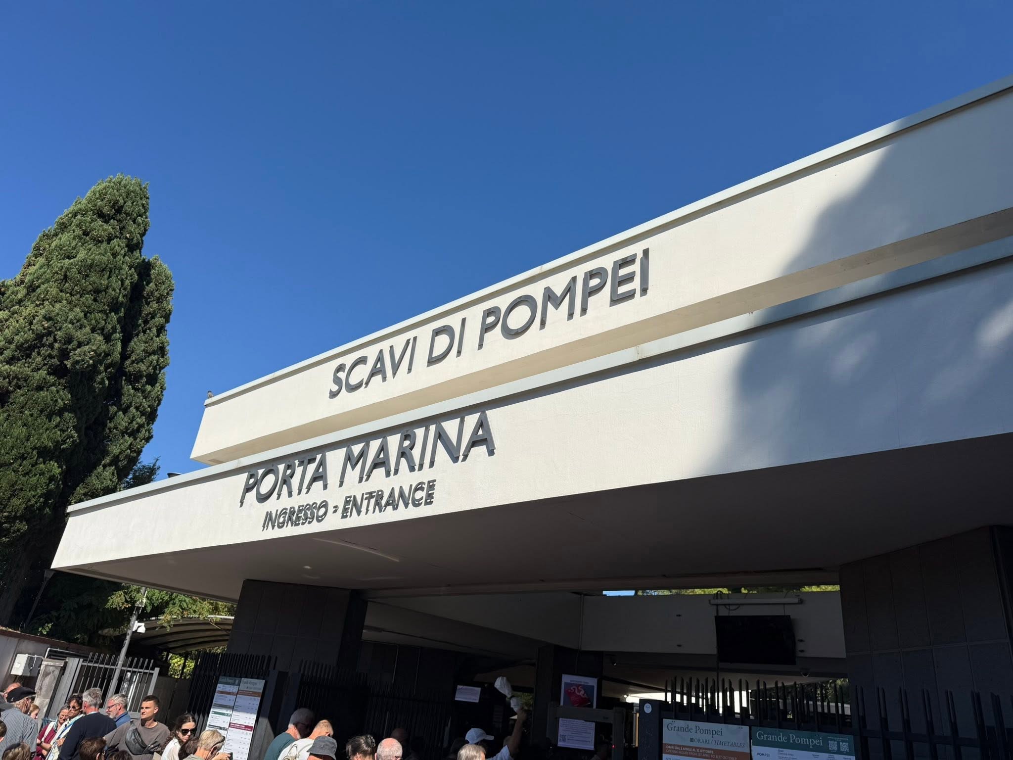 Eingang Scavi di Pompei Porta Marina